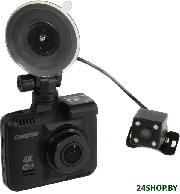 Автомобильный видеорегистратор Digma FreeDrive 600-GW DUAL 4K Автомобильный видеорегистратор Digma FreeDrive 600-GW DUAL 4K