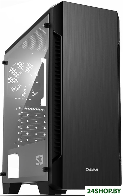 Корпус Zalman S3 без БП (черный) Корпус Zalman S3 без БП (черный)