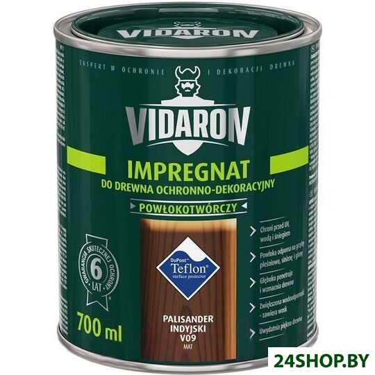 Пропитка Vidaron Impregnant V08 0.7 л (королевский палисандр) Пропитка Vidaron Impregnant V08 0.7 л (королевский палисандр)