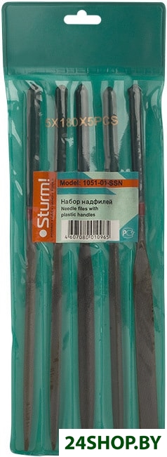 Набор напильников Sturm 1051-01-SSN (5 предметов) Набор напильников Sturm 1051-01-SSN (5 предметов)