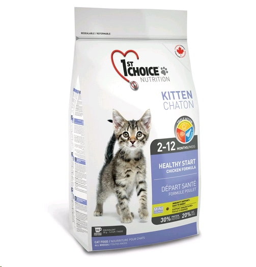 Сухой корм для кошек 1st Choice Kitten Healthy Start (2.72 кг) Сухой корм для кошек 1st Choice Kitten Healthy Start (2.72 кг)