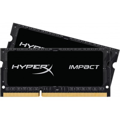 Оперативная память HyperX Impact 2x4GB KIT DDR3 SO-DIMM PC3-12800 (HX316LS9IBK2-8) Оперативная память HyperX Impact 2x4GB KIT DDR3 SO-DIMM PC3-12800 (HX316LS9IBK2-8)