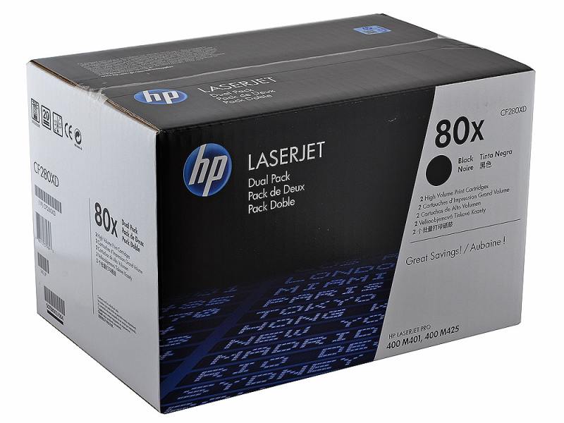 Картридж для принтера HP 80X (CF280XD) Картридж для принтера HP 80X (CF280XD)