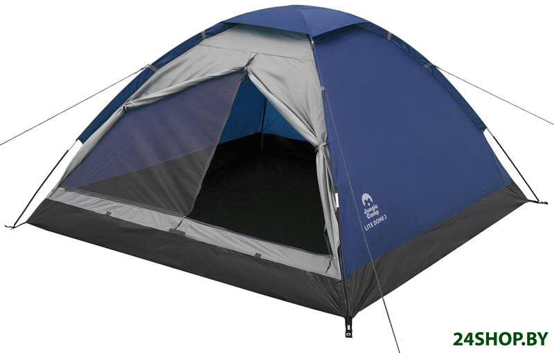 Треккинговая палатка Jungle Camp Lite Dome 4 (синий/серый) Треккинговая палатка Jungle Camp Lite Dome 4 (синий/серый)
