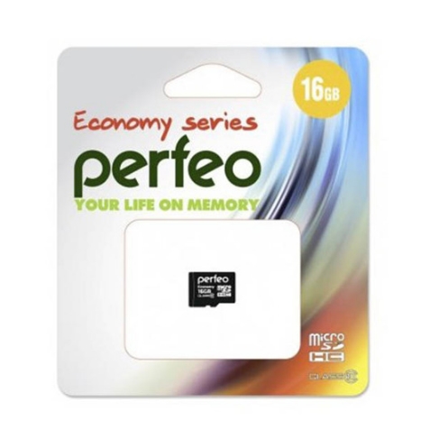 Карта памяти Perfeo PF16GMCSH10ES microSDHC 16GB Карта памяти Perfeo PF16GMCSH10ES microSDHC 16GB