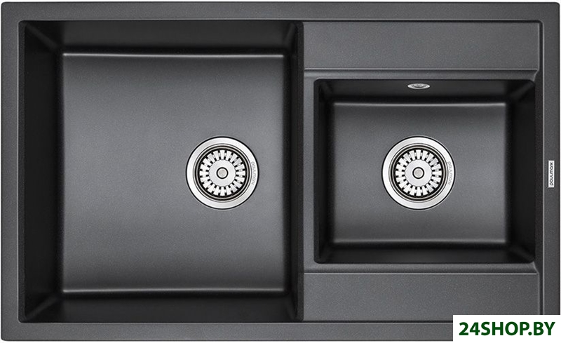 Кухонная мойка Paulmark Tandem PM238250-BL Кухонная мойка Paulmark Tandem PM238250-BL