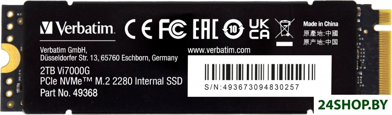 SSD Verbatim Vi7000G 2TB 49368 SSD Verbatim Vi7000G 2TB 49368