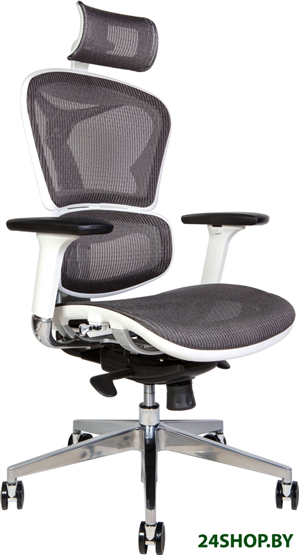 Кресло Norden Hero White YS-0810H-T(E+E)W (белый/серый) Кресло Norden Hero White YS-0810H-T(E+E)W (белый/серый)