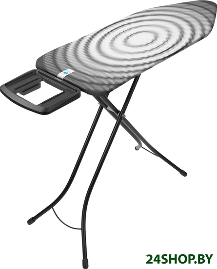 Гладильная доска Brabantia C 124x45 см 134586 (титановые круги/каркас черный) Гладильная доска Brabantia C 124x45 см 134586 (титановые круги/каркас черный)