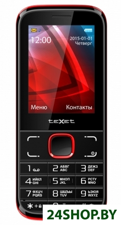 Мобильный телефон TeXet TM-D226 Black/Red Мобильный телефон TeXet TM-D226 Black/Red