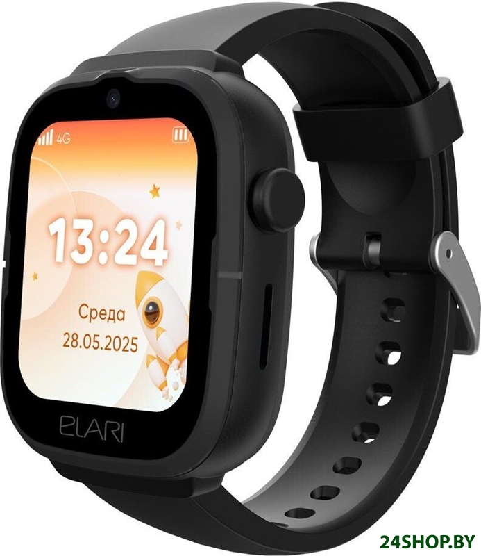 Детские умные часы Elari KidPhone 4G Go (черный) Детские умные часы Elari KidPhone 4G Go (черный)