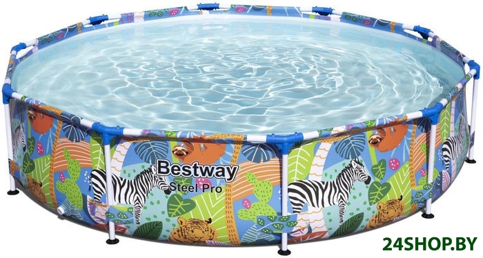 Каркасный бассейн Bestway Steel Pro 56985 (305x66) Каркасный бассейн Bestway Steel Pro 56985 (305x66)