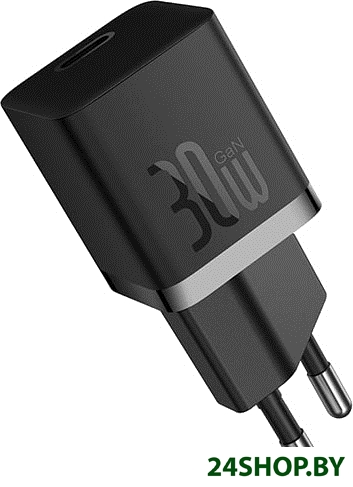 Сетевое зарядное Baseus GaN5 Fast Charger Mini 1C 30W CCGN070401 (черный) Сетевое зарядное Baseus GaN5 Fast Charger Mini 1C 30W CCGN070401 (черный)
