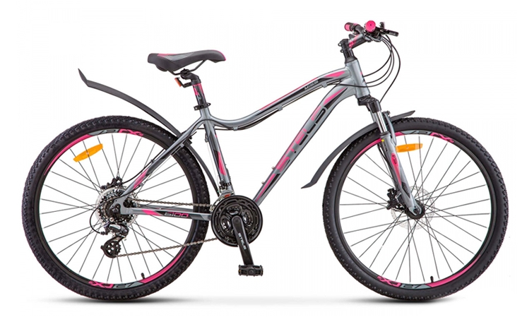 Велосипед STELS Miss 6100 D 26 V010 (серый, 2019) Велосипед STELS Miss 6100 D 26 V010 (серый, 2019)