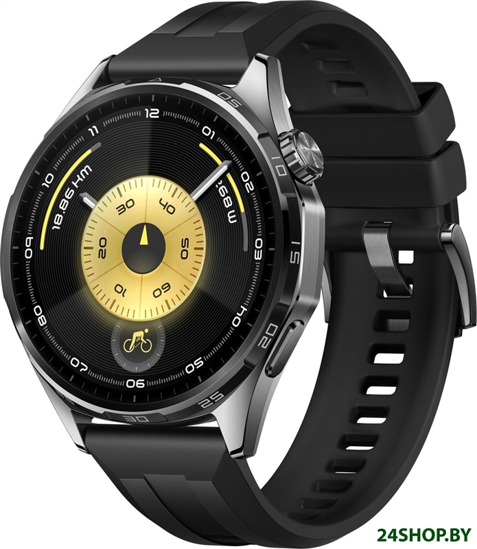 Умные часы Huawei Watch GT 6 46 мм (черный, с черным силиконовым ремешком, международная версия) Умные часы Huawei Watch GT 6 46 мм (черный, с черным силиконовым ремешком, международная версия)