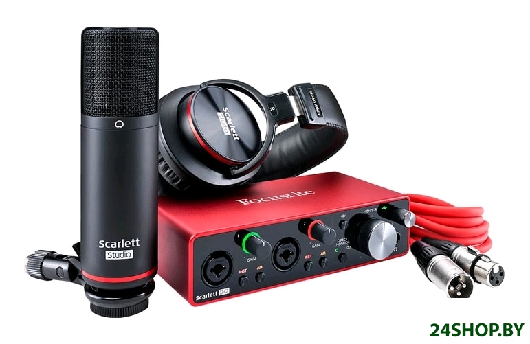 Аудиоинтерфейс Focusrite Scarlett 2i2 Studio (3-е поколение) Аудиоинтерфейс Focusrite Scarlett 2i2 Studio (3-е поколение)