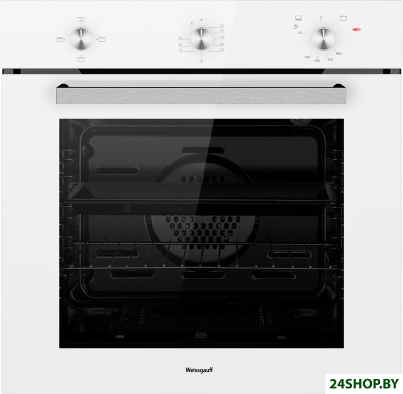 Газовый духовой шкаф Weissgauff WGO 702 White Glass Газовый духовой шкаф Weissgauff WGO 702 White Glass