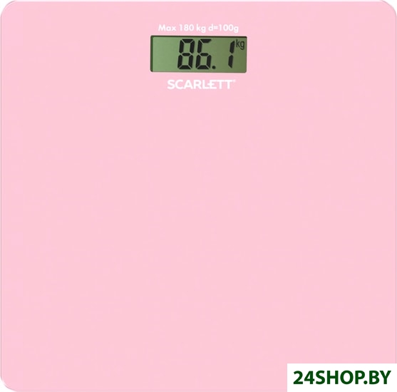 Весы напольные SCARLETT SC-BS33E041 (розовый) Весы напольные SCARLETT SC-BS33E041 (розовый)