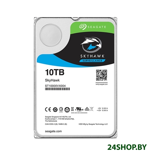 Жесткий диск Seagate SkyHawk AI 10TB ST10000VE000 Жесткий диск Seagate SkyHawk AI 10TB ST10000VE000