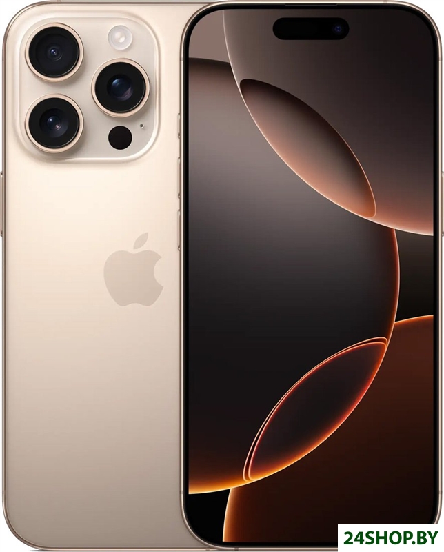 Смартфон Apple iPhone 16 Pro 128GB (пустынный титан) Смартфон Apple iPhone 16 Pro 128GB (пустынный титан)