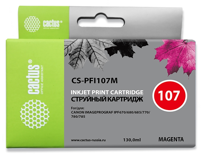 Картридж Cactus CS-PFI107M Картридж Cactus CS-PFI107M