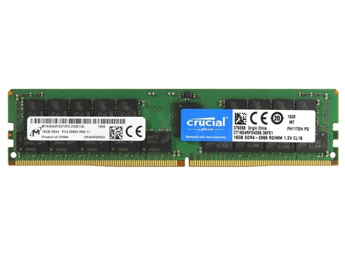 Оперативная память Crucial 64Gb DDR4 PC4-23400 CT64G4RFD4293 Оперативная память Crucial 64Gb DDR4 PC4-23400 CT64G4RFD4293