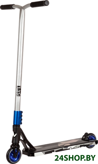Трюковый самокат Novatrack Pixel 70 100A.PIXELS1.BK22 (черный/голубой) Трюковый самокат Novatrack Pixel 70 100A.PIXELS1.BK22 (черный/голубой)