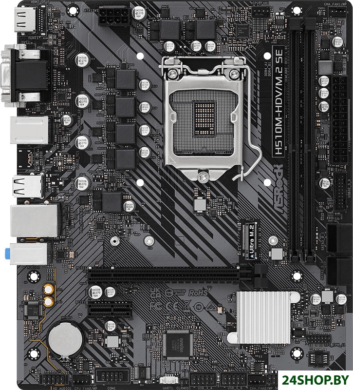 Материнская плата ASRock H510M-HDV/M.2 SE Материнская плата ASRock H510M-HDV/M.2 SE