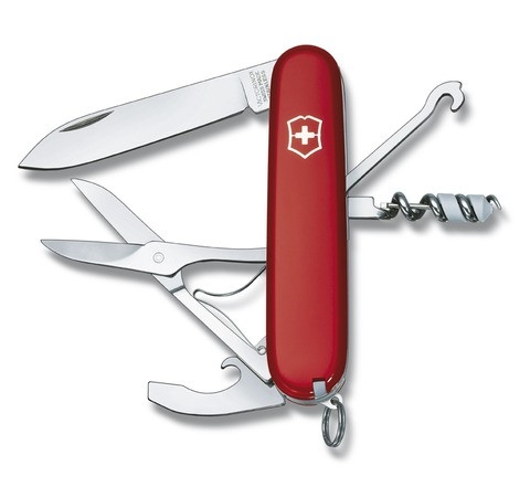 Нож складной Victorinox Compact 1.3405 (красный) Нож складной Victorinox Compact 1.3405 (красный)