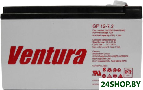 Аккумулятор для ИБП Ventura GP 12-7,2 (12 В/7.2 А·ч) Аккумулятор для ИБП Ventura GP 12-7,2 (12 В/7.2 А·ч)