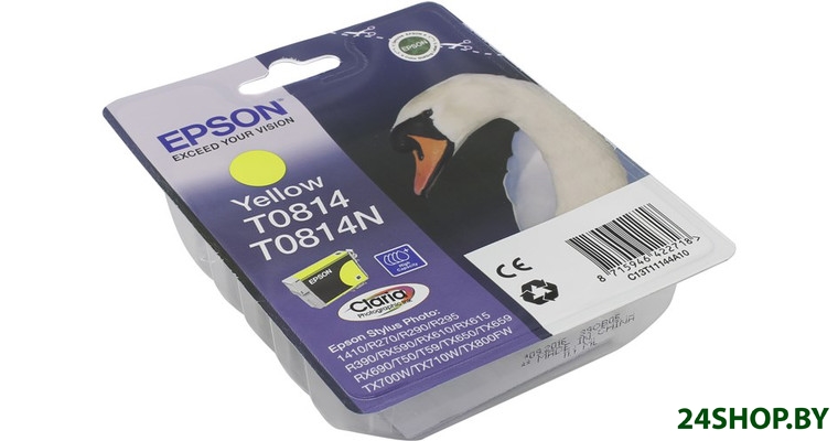 Картридж EPSON T0814 T08144A/T11144A Yellow Картридж EPSON T0814 T08144A/T11144A Yellow