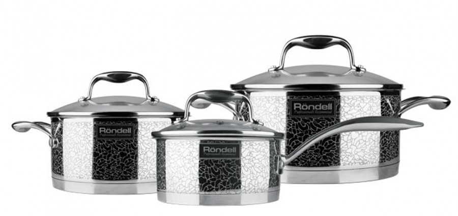 Набор кастрюль Rondell Vintage RDS-379 6 предметов Набор кастрюль Rondell Vintage RDS-379 6 предметов