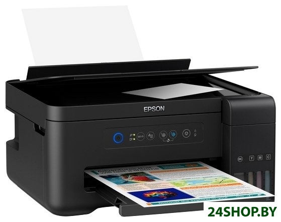МФУ Epson L4150 (ресурс стартовых контейнеров 7500/6000, чернила 101) МФУ Epson L4150 (ресурс стартовых контейнеров 7500/6000, чернила 101)