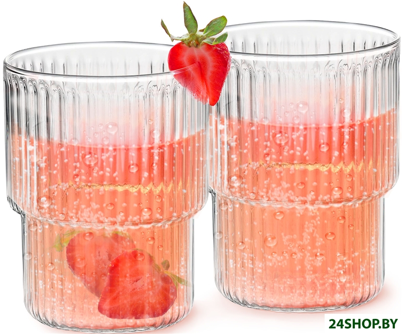 Набор стаканов Makkua Ribbed Glassware RG370 Набор стаканов Makkua Ribbed Glassware RG370