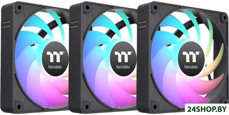 Комплект вентиляторов для корпуса Thermaltake CT120 EX ARGB 3-Fan Pack CL-F181-PL12SW-A Комплект вентиляторов для корпуса Thermaltake CT120 EX ARGB 3-Fan Pack CL-F181-PL12SW-A
