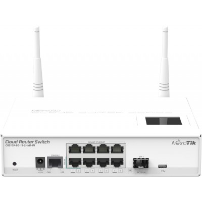 Коммутатор MikroTik Cloud Router Switch CRS109-8G-1S-2HnD-IN Коммутатор MikroTik Cloud Router Switch CRS109-8G-1S-2HnD-IN