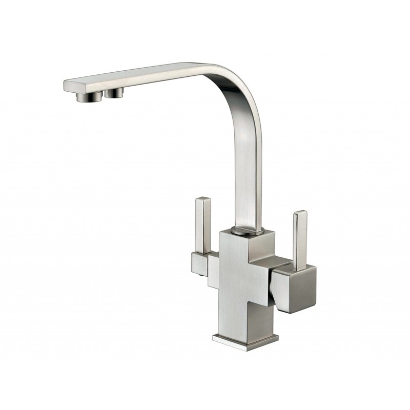 Смеситель кухонный ZorG CLEAN WATER ZR 332 YF Nickel Смеситель кухонный ZorG CLEAN WATER ZR 332 YF Nickel