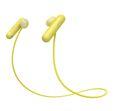 Наушники с микрофоном SONY WI-SP500 (желтый) Наушники с микрофоном SONY WI-SP500 (желтый)