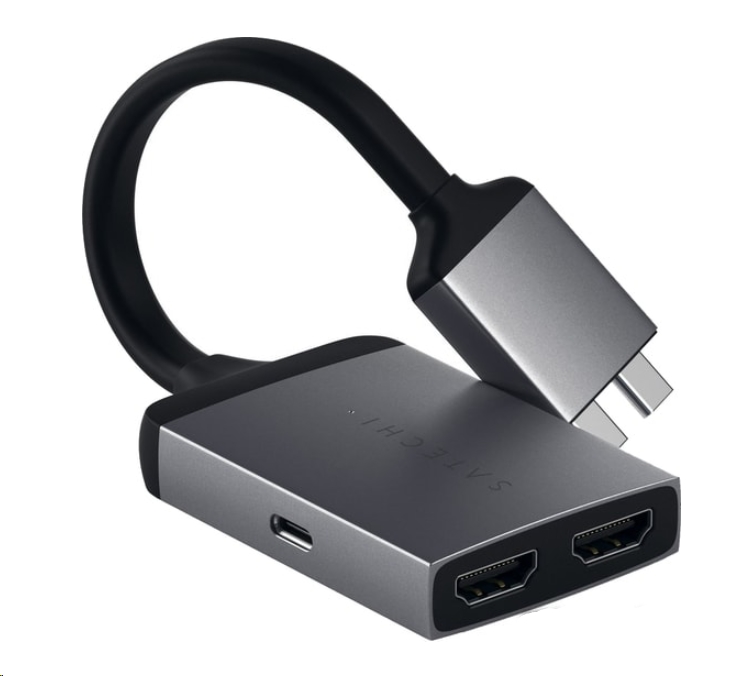 Адаптер Satechi Type-C Dual HDMI ST-TCDHAM Адаптер Satechi Type-C Dual HDMI ST-TCDHAM