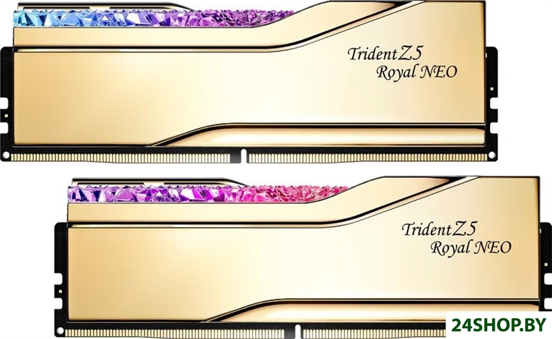 Оперативная память G.Skill Trident Z5 Royal Neo 2x32ГБ DDR5 6000 МГц F5-6000J2836G32GX2-TR5G Оперативная память G.Skill Trident Z5 Royal Neo 2x32ГБ DDR5 6000 МГц F5-6000J2836G32GX2-TR5G