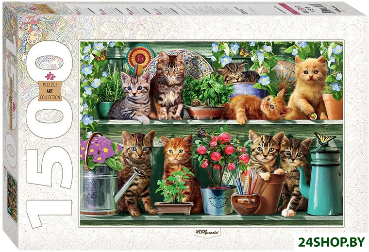 Пазл Step Puzzle Котята 83057 (1500 эл) Пазл Step Puzzle Котята 83057 (1500 эл)