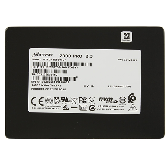 SSD Micron 7300 Pro 960GB MTFDHBE960TDF-1AW1ZABYY SSD Micron 7300 Pro 960GB MTFDHBE960TDF-1AW1ZABYY