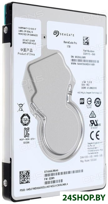 Жесткий диск Seagate Barracuda Pro 1TB ST1000LM049 Жесткий диск Seagate Barracuda Pro 1TB ST1000LM049