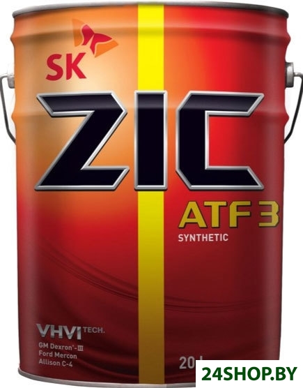Трансмиссионное масло ZIC ATF III 20л Трансмиссионное масло ZIC ATF III 20л