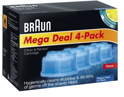 Картридж для бритв Braun с чистящей жидкостью CCR4 Картридж для бритв Braun с чистящей жидкостью CCR4