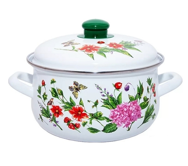 Кастрюля Savasan Гортензия 9272 2.5 л Кастрюля Savasan Гортензия 9272 2.5 л