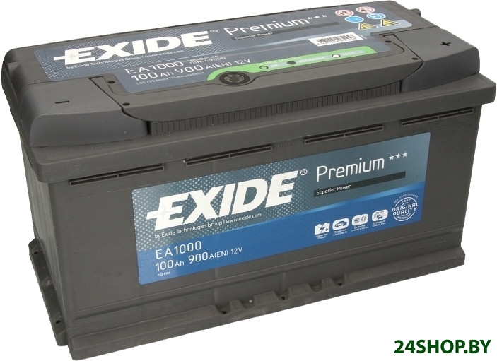 Автомобильный аккумулятор Exide Premium EA1000 (100 А/ч) Автомобильный аккумулятор Exide Premium EA1000 (100 А/ч)