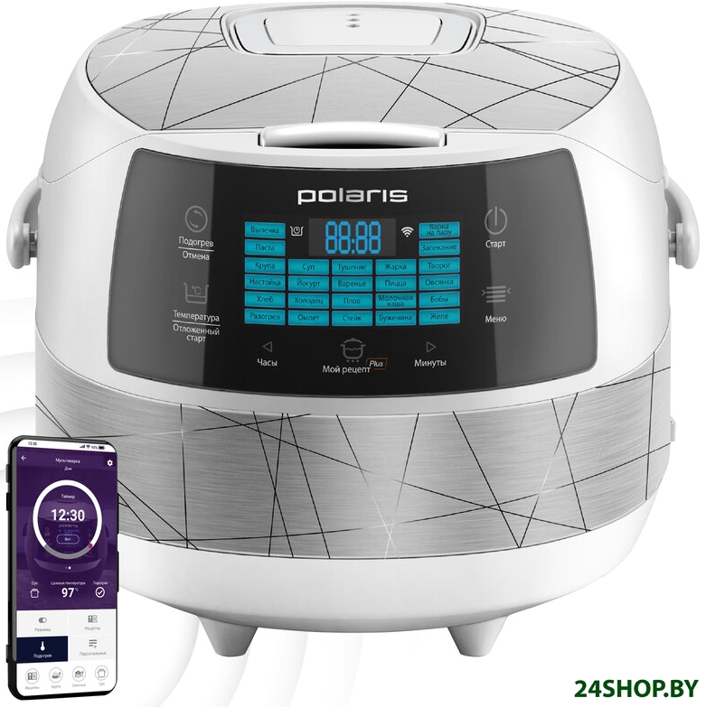 Мультиварка Polaris PMC 5017 Wi-Fi IQ Home (серебристый) Мультиварка Polaris PMC 5017 Wi-Fi IQ Home (серебристый)