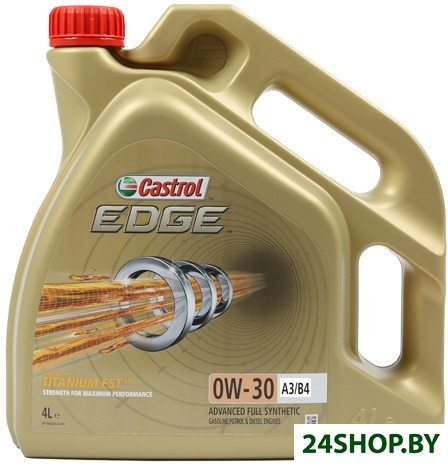 Моторное масло Castrol Edge 0W-30 A3/B4 4л Моторное масло Castrol Edge 0W-30 A3/B4 4л