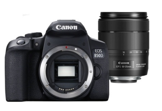 Зеркальный фотоаппарат Canon EOS 850D Kit 18-135mm f/3.5-5.6 IS USM Зеркальный фотоаппарат Canon EOS 850D Kit 18-135mm f/3.5-5.6 IS USM